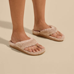 Kīpe'a Heu Women‘s Flip Flop Slippers - Tan | Women OluKai discount