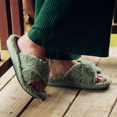 Hila Heu Women’s Slide Slipper Sandals - Muted Green | Women OluKai sale