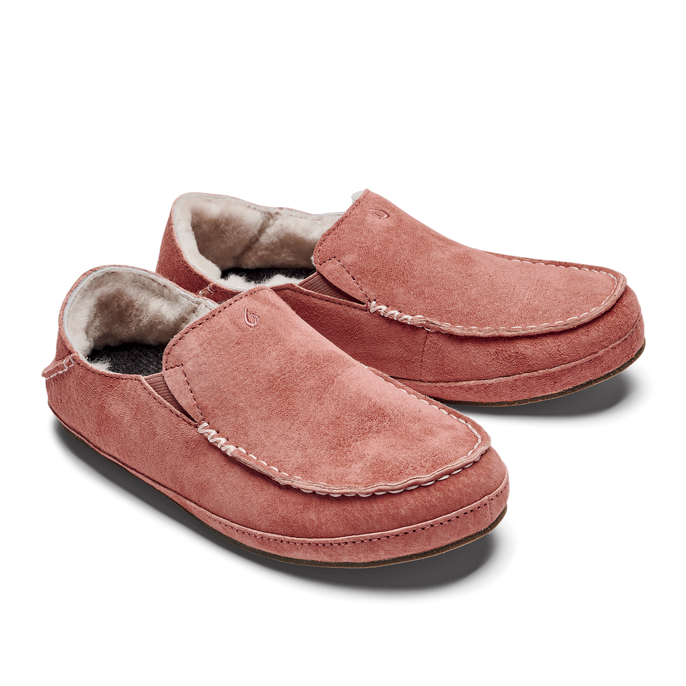 Nohea Women's Leather Slippers - Cedarwood | Women OluKai outlet