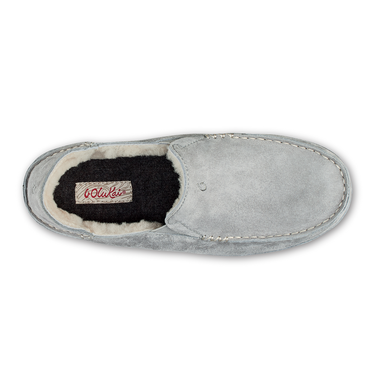 Nohea Women's Leather Slippers - Pale Grey | Women OluKai for sale