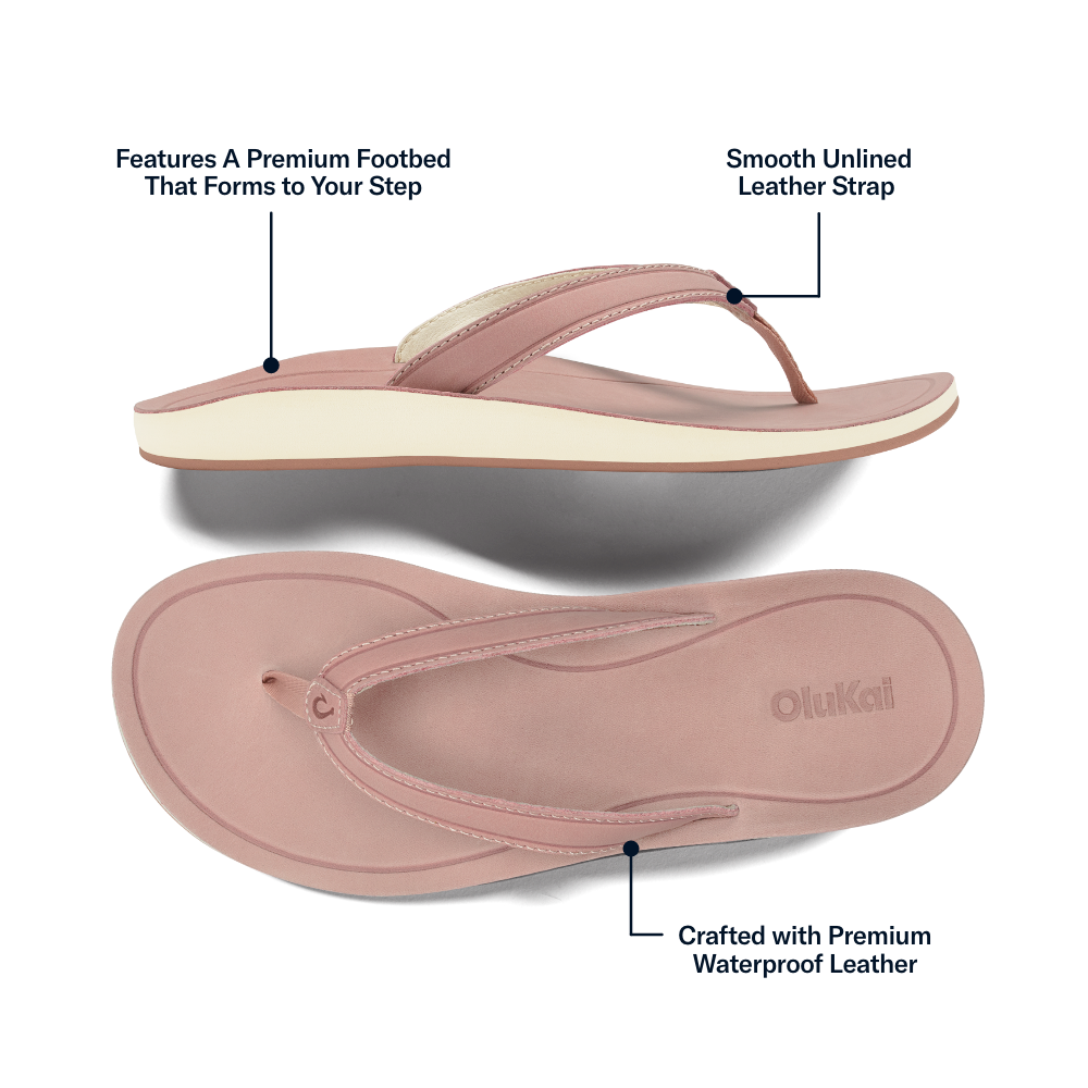 Southshore Women’s Waterproof Leather Sandals - Soft Pink | Women OluKai sale