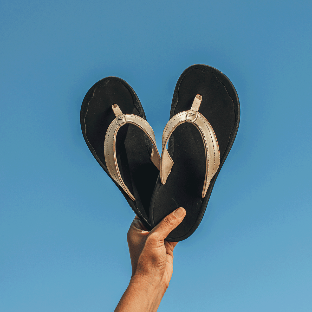 OluKai ‘Ohana - Bubbly / Black | Women's Beach Sandals | Women OluKai for sale