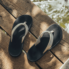 OluKai ‘Ohana - Bubbly / Black | Women's Beach Sandals | Women OluKai for sale
