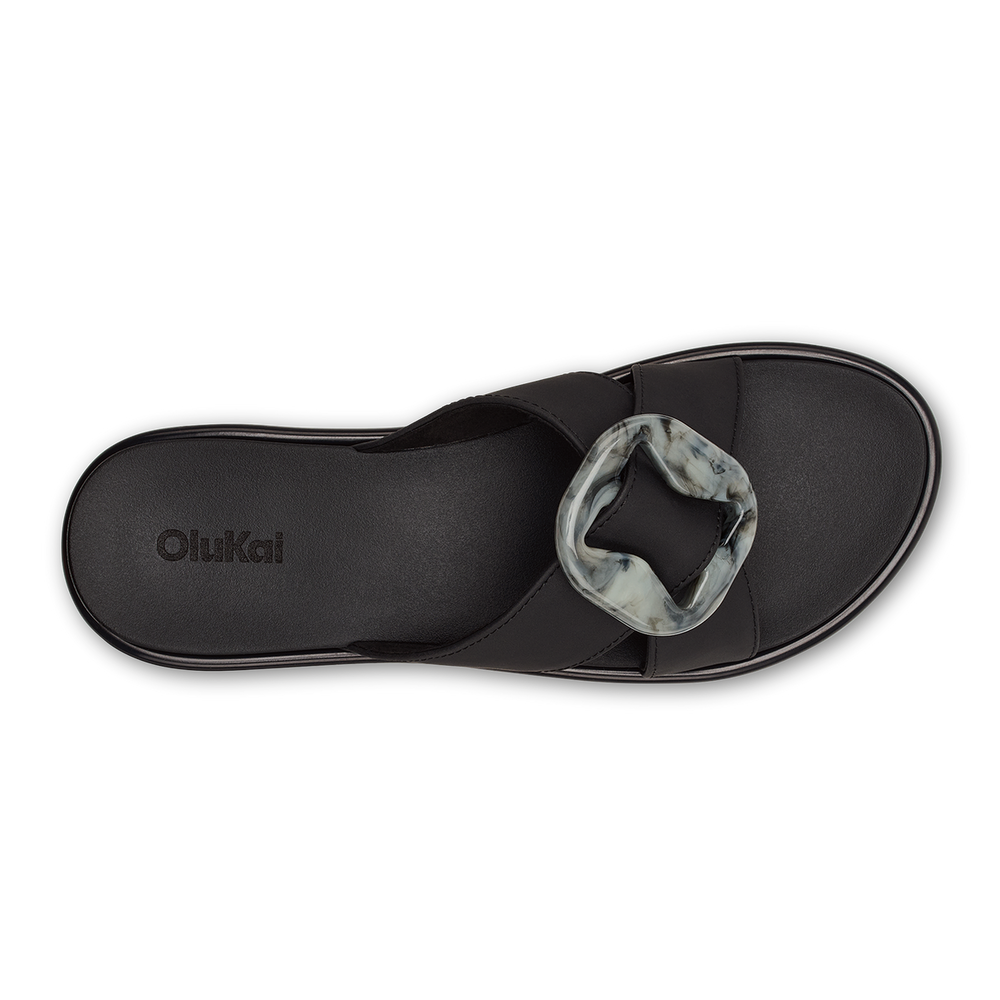 La‘i Slide Women’s Slide Beach Sandals - Lava Rock | Women OluKai discount