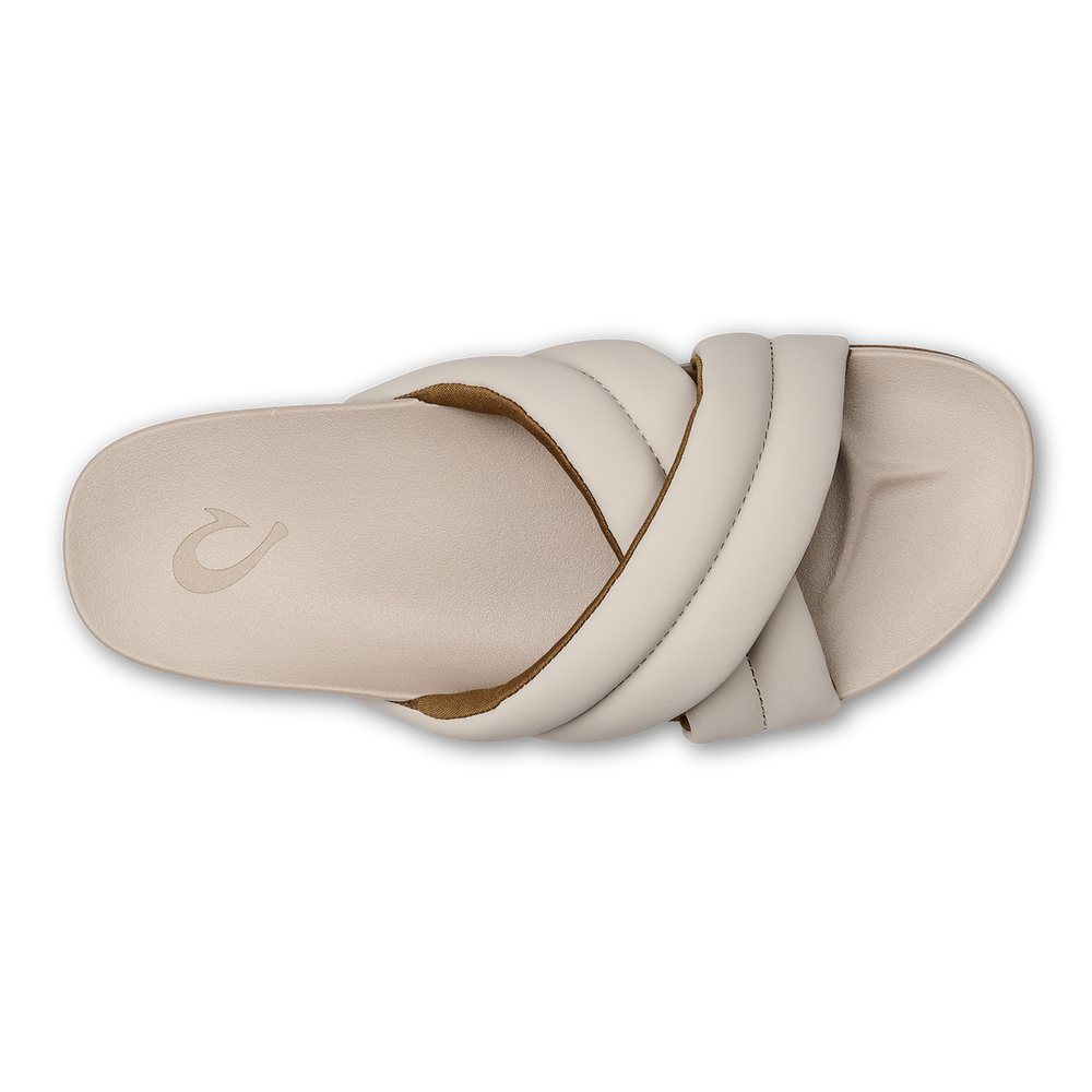 Hila Women’s Beach Slide Sandals - Cloudy | Women OluKai on sale