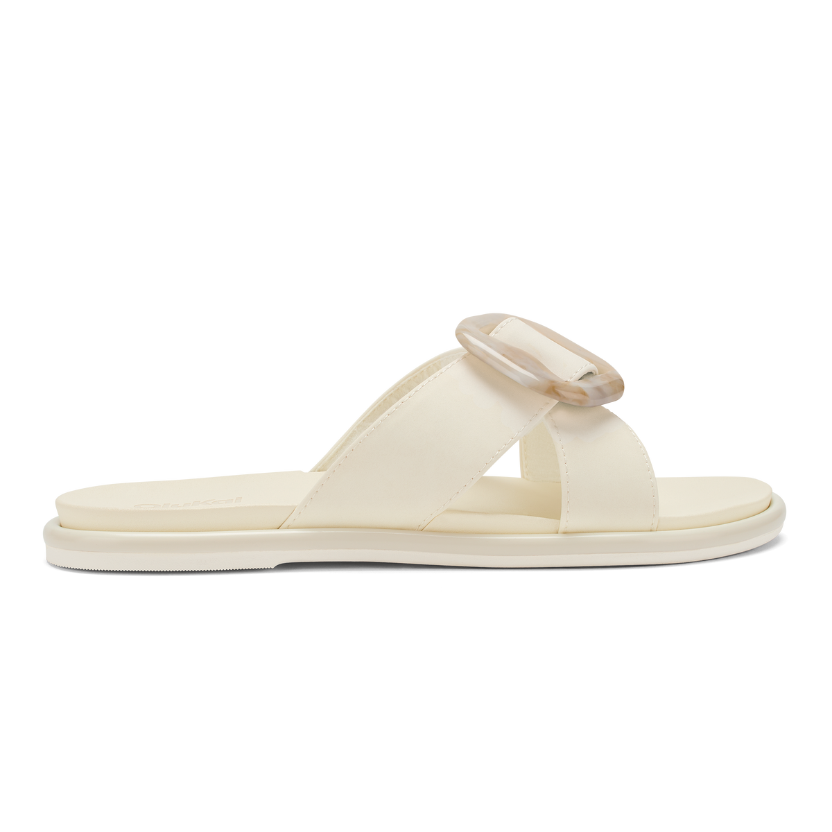 La‘i Slide Women’s Slide Beach Sandals - White Sand | Women OluKai near me