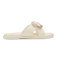 La‘i Slide Women’s Slide Beach Sandals - White Sand | Women OluKai near me