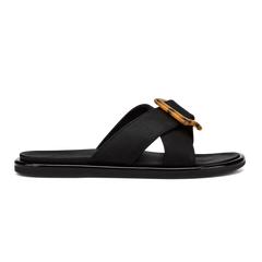 La‘i Slide Women’s Slide Beach Sandals - Black | Women OluKai online