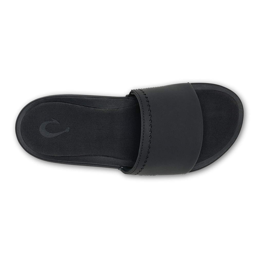 Ulele Slide - Black / Black | Women OluKai sale