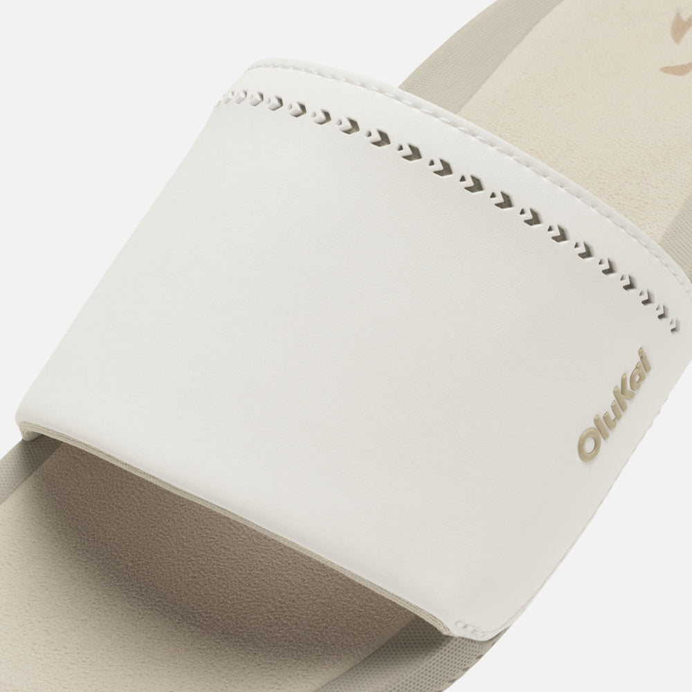 Ulele Slide - Bright White / Tapa | Women OluKai near me