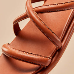 Tiare Strappy Women’s Leather Sandals - Fox | Women OluKai on sale