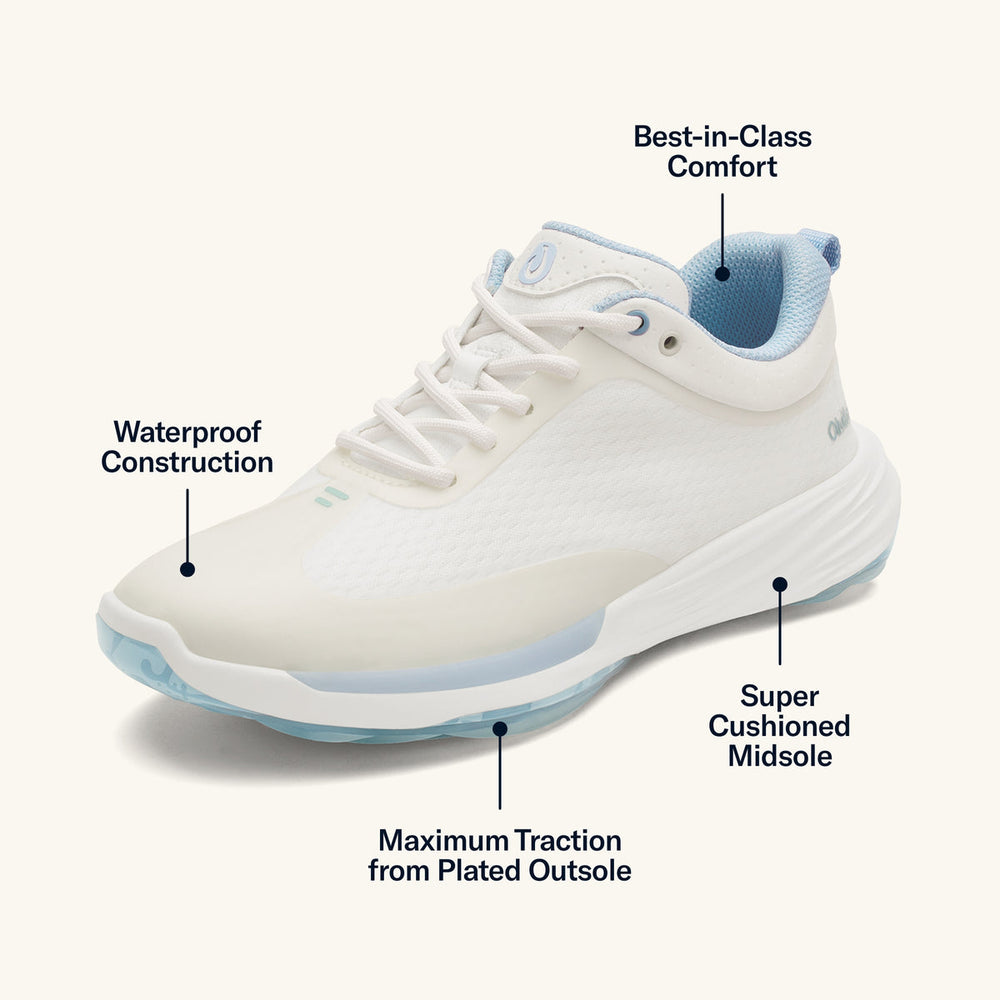 Mākena Women’s Waterproof Golf Shoes - Bright White | Women OluKai sale